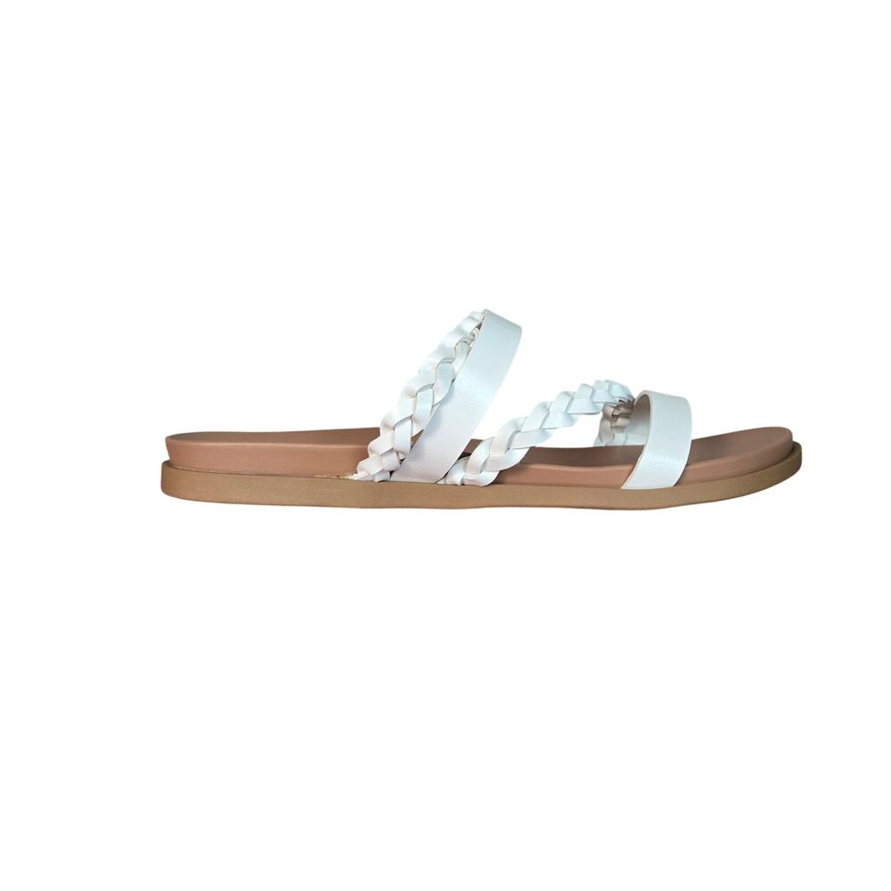 Journee Colette Women's Sandal White 8.5 NIB
